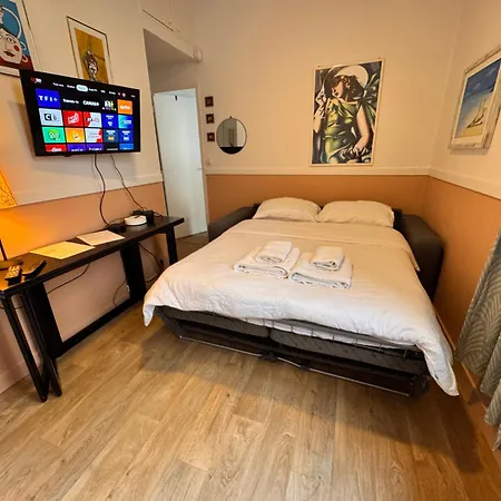Daire Peaceful Flat W Wifi Very Close To Pl Massena Refurbished