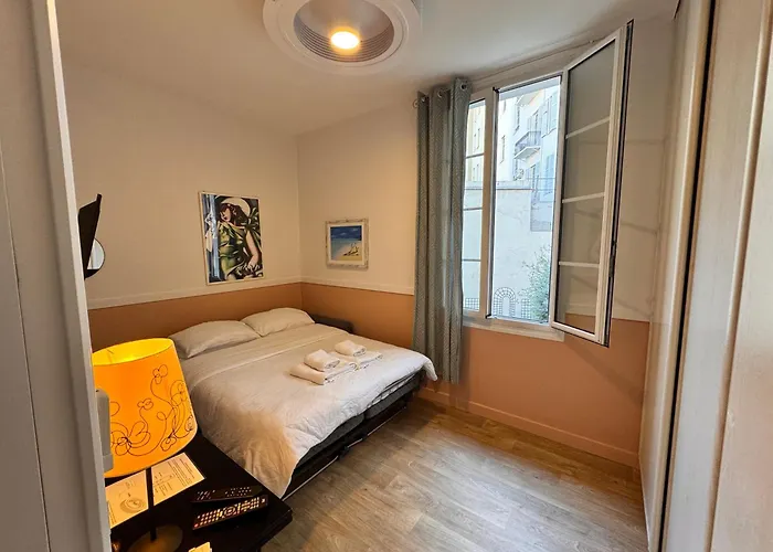 شقة Peaceful Flat W Wifi Very Close To Pl Massena Refurbished نيس